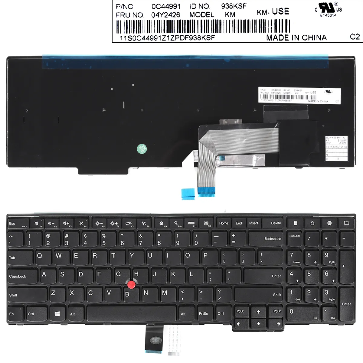 Picture of Lenovo ThinkPad P50s L540 T540p T550 T560 W540 W541 W550s BLACK(with point win8)Raw material assembly